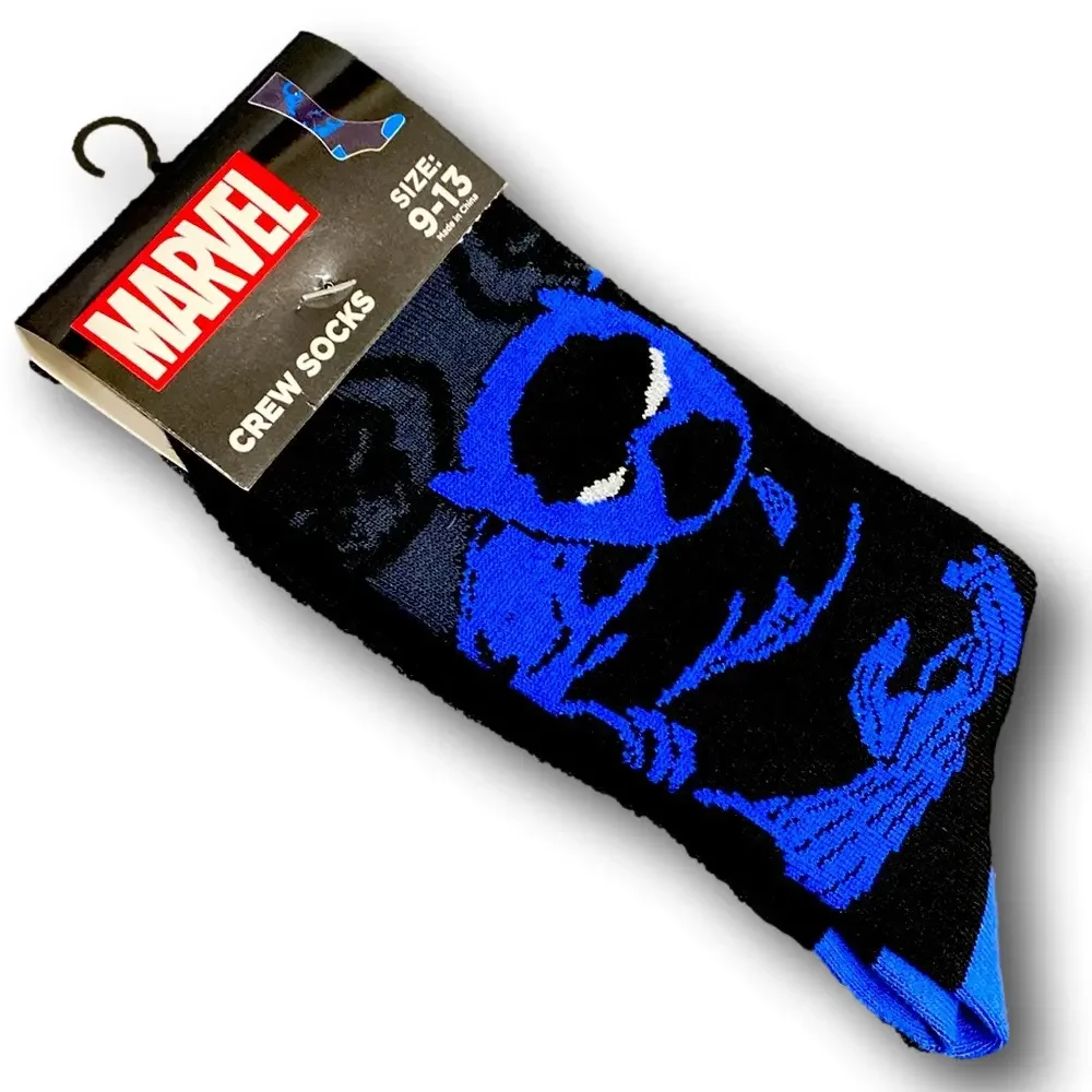 3/$20 Marvel Black Panther Funny Novelty Crew Socks - NWT